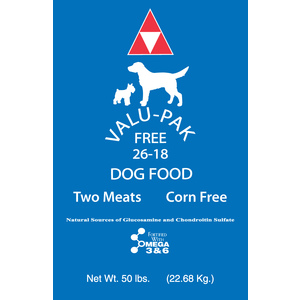 Valu-Pak Free 26-18 Dog Food